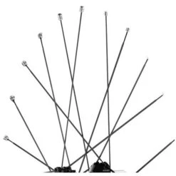 Mavic Spokes 289mm For Cosmic CXR 60 Clincher 2014 Front Wheel & Rear Wheels - Non Drive Side (10 Pieces) - 32976801 - Black