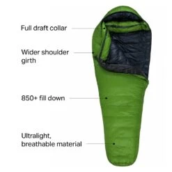 Versalite Sleeping Bag: 10F Down -Outdoor Sports Store GN D5