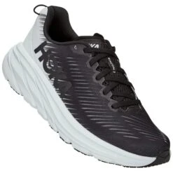 Hoka Rincon 3 Wide Women's Running Shoes - Black / White