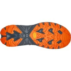 Hoka Trail Code GTX Hiking Shoes Men - Castlerock / Persimmon Orange -Outdoor Sports Store hoka trail code gtx hiking shoes castlerock persimmon orange 6 1327661