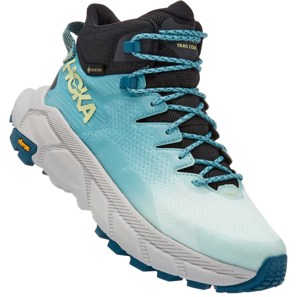 Hoka Trail Code GTX Hiking Shoes Women - Blue Glass / Coastal Shade 1 Hoka Trail Code GTX Hiking Shoes Women - Blue Glass / Coastal Shade