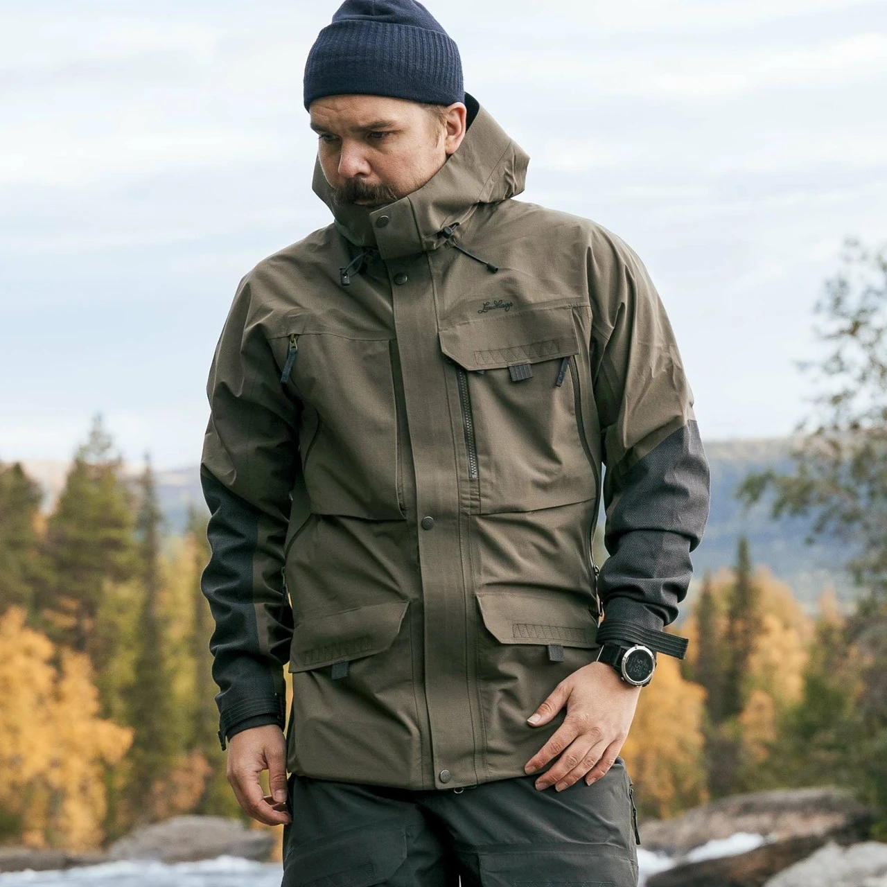 Lundhags Ocke Jacket - Forest Green/Charcoal 616 7 Lundhags Ocke Jacket - Forest Green/Charcoal 616 - Image 7