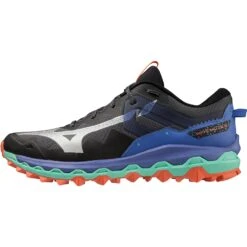 Outdoor Sports Store 33 Mizuno Wave Mujin 9 Trail Running Shoes Men - Iron Gate / Nimbus Cloud / Amparo Blue