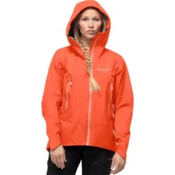 Norrona Falketind Gore-Tex Jacket Women - Orange Alert