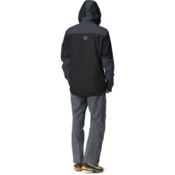 Norrona Trollveggen Gore-Tex Pro Light Jacket Men - Caviar/Cool Black -Outdoor Sports Store norrona trollveggen gore tex pro light jacket men caviar cool black 3 1464823