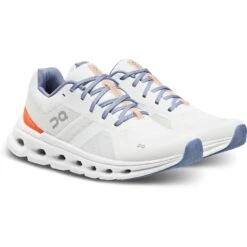 On Running On Cloudrunner Women Running Shoe - Undyed-White & Flame