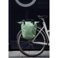ORTLIEB Bike-Shopper - QL2.1 Bike Pannier - 20L - Pistachio -Outdoor Sports Store ortlieb bike shopper 2 946188