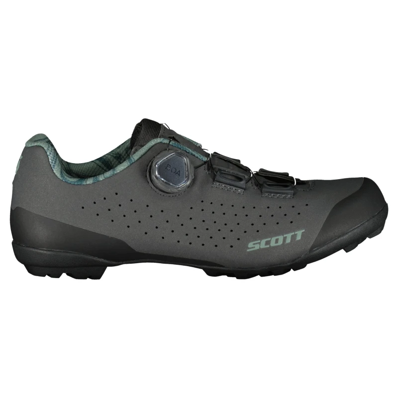 SCOTT Gravel Pro Lady Shoe - Dark Grey/light Green 3 SCOTT Gravel Pro Lady Shoe - Dark Grey/light Green - Image 3