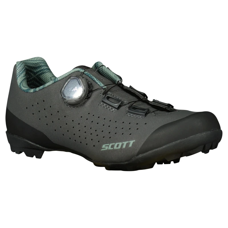 SCOTT Gravel Pro Lady Shoe - Dark Grey/light Green 1 SCOTT Gravel Pro Lady Shoe - Dark Grey/light Green