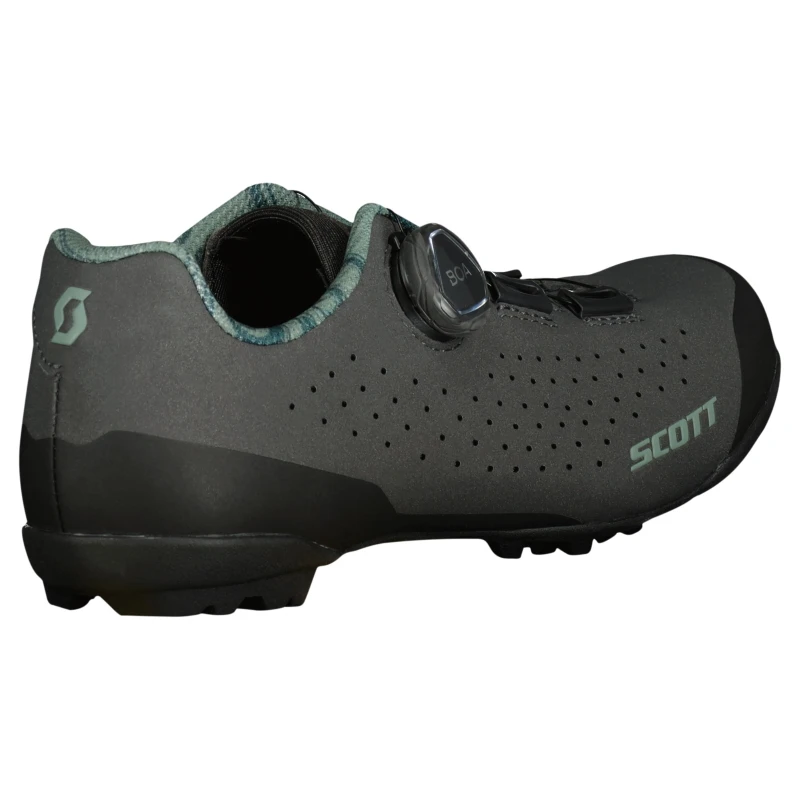 SCOTT Gravel Pro Lady Shoe - Dark Grey/light Green 2 SCOTT Gravel Pro Lady Shoe - Dark Grey/light Green - Image 2