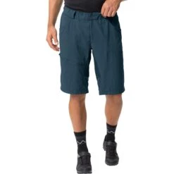 Vaude Men's Tamaro Shorts II - Dark Sea -Outdoor Sports Store vaude mens tamaro shorts ii dark sea 4 1384428